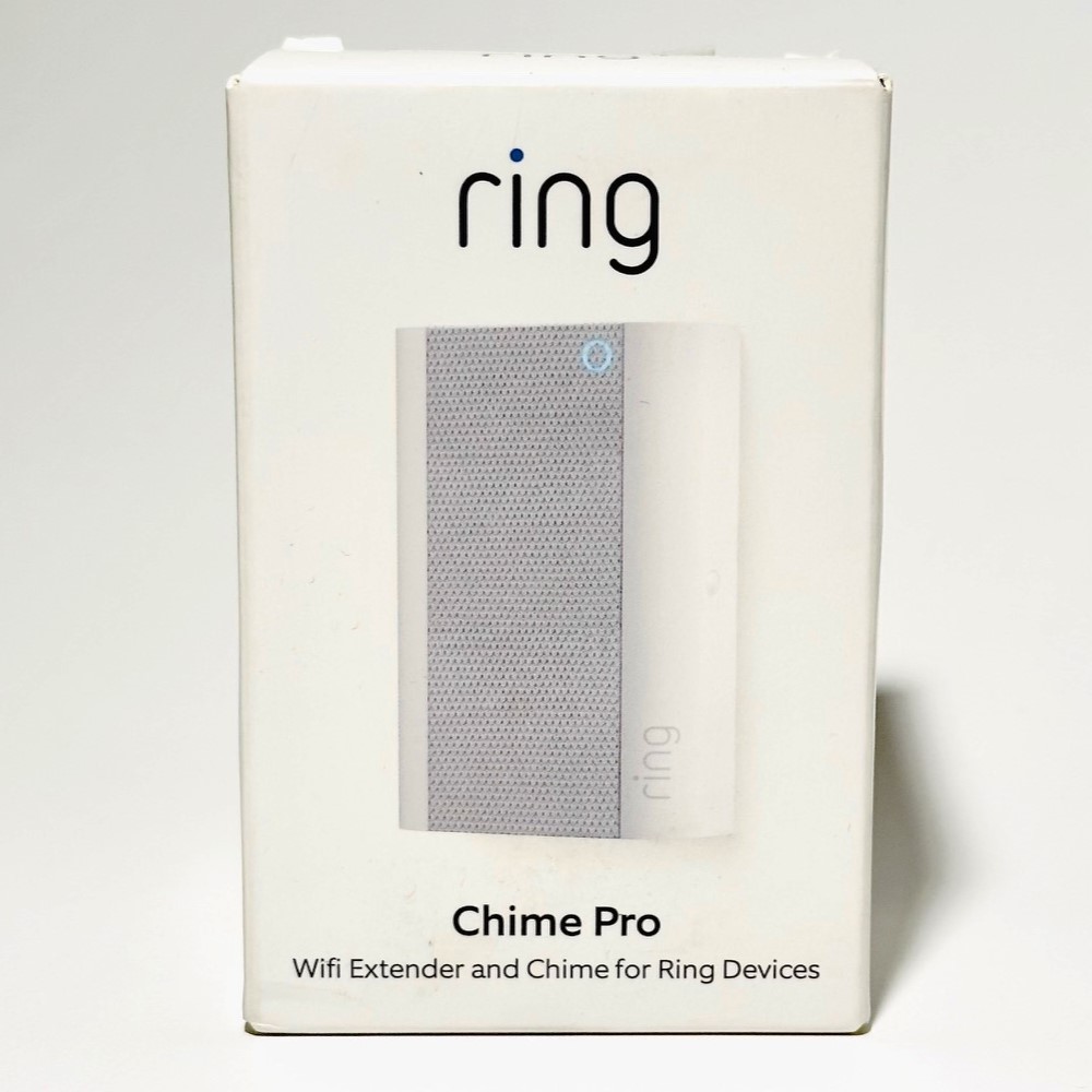 Ring Chime Pro Wifi Extender For Smart Doorbell White (8ac1pz0en0